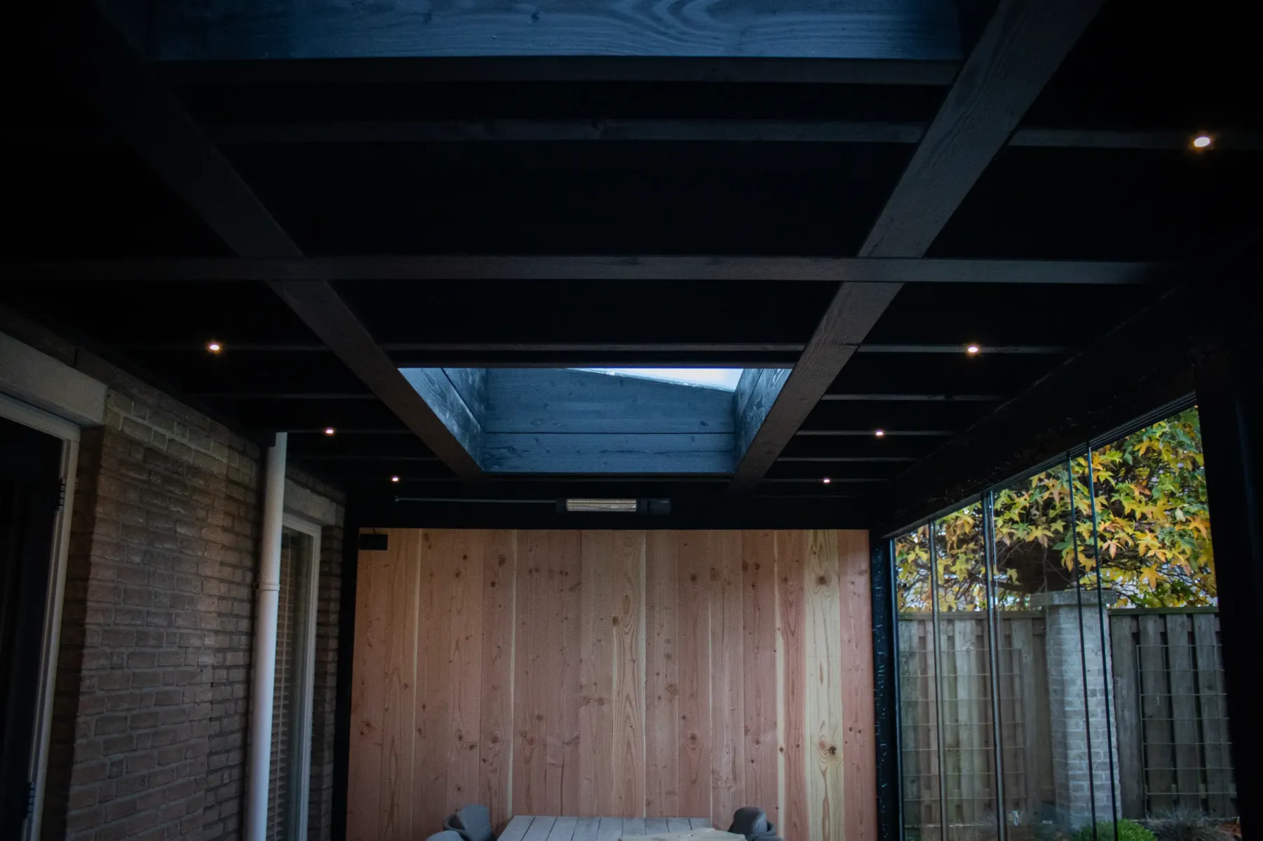 spotjes plafond overkapping